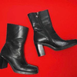 Tommy Hilfiger 90s vintage square toe boots